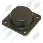 6460-3001054 Крышка 74х74; h=26; 4отв.ф7, ПВХ поворотного кулака верхняя ГК Ростар